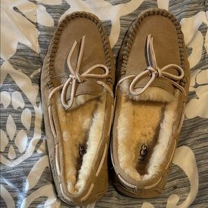 UGG Tan Moccasins with Cream Lining